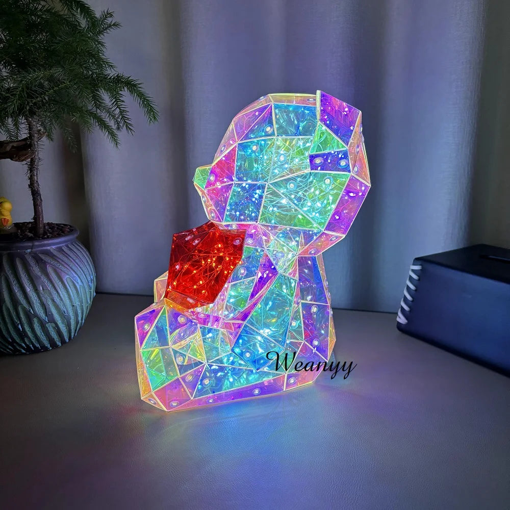 Night Ambient LED Light 3D Twinkle Luminous Teddy Bear