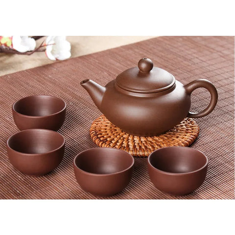 New Arrival Purple Clay Teapot 100ml Yixing Porcelain Kung Fu Tea Pot Set Teapots Chinese Handmade Zisha Ceramic Sets Kettle