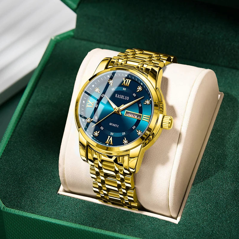 Men's Watches New Practical Gifts for Boyfriend HusbandFashionable Versatile Light Luxury Business Casual Luminous quartz watch